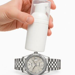 Men's Unbranded Classic Dress Watch Silver Beige